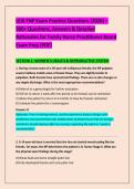LEIK FNP Exam Practice Questions &lpar;2026&rpar; &ndash; &NewLine;300&plus; Questions&comma; Answers & Detailed &NewLine;Rationales for Family Nurse Practitioner Board &NewLine;Exam Prep &lpar;PDF&rpar; 