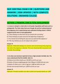 NUR 2513 MATERNAL EXAM 1 &vert; QUESTIONS AND ANSWERS &vert; 2026 UPDATE &vert; WITH COMPLETE SOLUTIONS&period;