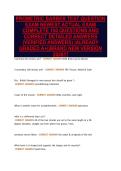 PROMETRIC BARBER TEST QUESTION&NewLine;EXAM NEWEST ACTUAL EXAM&NewLine;COMPLETE 150 QUESTIONS AND&NewLine;CORRECT DETAILED ANSWERS&NewLine;&lpar;VERIFIED ANSWERS&rpar; &vert;ALREADY&NewLine;GRADED A&plus;&vert;&vert;BRAND NEW VERSION&NewLine;2026&excl;&excl;&excl;