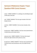Hartman-s Phlebotomy Chapter 7 Exam Questions With Correct Answers