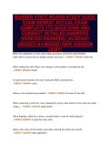 BARBER STATE BOARD STUDY GUIDE&NewLine;EXAM NEWEST ACTUAL EXAM&NewLine;COMPLETE 170 QUESTIONS AND&NewLine;CORRECT DETAILED ANSWERS&NewLine;&lpar;VERIFIED ANSWERS&rpar; &vert;ALREADY&NewLine;GRADED A&plus;&vert;&vert;BRAND NEW VERSION&NewLine;2026&excl;&excl;&excl;