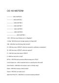 CIS 105 Midterm Exam 2026&sol;2027 &vert; Questions&comma; Answers & Complete Study Guide