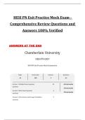 HESI PN Exit Practice Mock Exam &ndash; Comprehensive Review Questions and Verified Answers for 2027&sol;2028 Exam Preparation