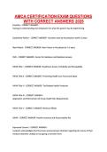 AMCA CMA FINAL EXAM QUESTIONS WITH CORRECT ANSWERS 2025&period;pdf