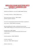 AMCA EKG EXAM QUESTIONS WITH CORRECT ANSWERS 2025