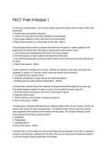 PECT PreK-4 Module 1 Study Guide &vert; Practice Questions&comma; Answers & Exam Review 2026
