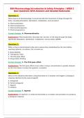 BSN Pharmacology Introduction & Safety Principles &vert; WEEK 2&NewLine;Quiz Questions With Answers and detailed Rationales