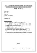 AQA A-LEVEL INORGANIC CHEMISTRY &vert; FROM QUESTION&NewLine;TO PERFECTION&vert; EVERY QUESTION SOLVED &vert; EVERY&NewLine;SCORE SECURED&excl;
