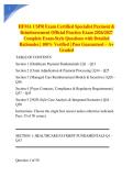 HFMA CSPR Exam Certified Specialist Payment & Reimbursement Official Practice Exam 2026&sol;2027 Complete Exam-Style Questions with Detailed Rationales &vert; 100&percnt; Verified &vert; Pass Guaranteed &ndash; A&plus; Graded