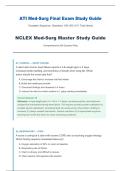 ATI Med-Surg Final Exam Study Guide &lpar;PDF&rpar; &vert; &lpar;2026&rpar; NCLEX Questions