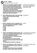 BIO 251 Exam 2 Study Guide 2026&sol;2027 &vert; Practice Questions&comma; Answers & Exam Review