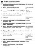 BIO Exam 2 Questions & Answers 2026&sol;2027 &vert; Biology Study Guide & Exam Review