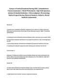 Success in Practical&sol;Vocational Nursing 2026 &vert; Comprehensive&NewLine;Practice Examination &vert; NCLEX-PN Standards &vert; High-Yield Questions&comma;&NewLine;Answers & Detailed Rationales &vert; Clinical Judgment&comma; Pharmacology&comma;&NewLine;Medical-Surgical Nursing&comma; Maternal-Newborn&comma; Pediatrics&comma; Ment