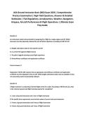 ASA Ground Instructor Basic &lpar;BGI&rpar; Exam 2026 &vert; Comprehensive&NewLine;Practice Examination &vert; High-Yield Questions&comma; Answers & Detailed&NewLine;Rationales &vert; FAA Regulations&comma; Aerodynamics&comma; Weather&comma; Navigation&comma;&NewLine;Airspace&comma; Aircraft Performance & Flight Operations &vert; Ultimate E