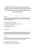 NSG 6020 Week 1 Quiz 2026 &vert; Advanced Health Assessment & Diagnostic&NewLine;Reasoning &vert; Comprehensive Practice Questions & Detailed Rationales &vert; Health&NewLine;History&comma; Physical Examination&comma; Clinical Assessment & Diagnostic Reasoning &vert;&NewLine;South University Study Guide