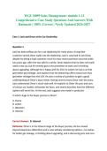 WGU D099 Sales Management&colon; module 1-12 Comprehensive Case Study Questions And Answers With Rationale &vert; 100&percnt; Correct &vert; Newly Updated 2026-2027