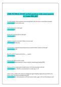 CMN 572 &mdash; Advanced Practice Nursing Final Exam &lpar;Verified Questions & Answers&comma; A&plus; Grade 2026&sol;2027 Edition&rpar; Quiz Bundles 