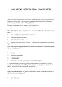 AANP AGPCNP PSI TEST 1 & 2 FINAL EXAM 2025-2026 Questions and Answers&excl; 100&percnt; CORRECT ANSWERS ALREADY RATED A&plus;&NewLine;