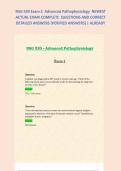 NSG 530 Exam 2 Advanced Pathophysiology NEWEST ACTUAL EXAM COMPLETE 200 QUESTIONS AND CORRECT DETAILED ANSWERS &lpar;VERIFIED ANSWERS&rpar; &vert; ALREADY