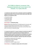 WGU D099 OA &lpar;Objective Assessment&rpar; &vert; Sales Management Questions and Correct Answers with Rationale &vert; New Update 2026-2027