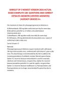 BARKLEY 3P 3 NEWEST VERSION 2026 ACTUAL&NewLine;EXAM COMPLETE 100 QUESTIONS AND CORRECT&NewLine;DETAILED ANSWERS &lpar;VERIFIED ANSWERS&rpar;&NewLine;&vert;ALREADY GRADED A&plus;&period;