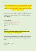 NUR 1290 FINAL EXAM NEWEST 2026 ACTUAL EXAM&vert; NUR1290 &NewLine;NURSING PRINCIPLES FINAL EXAM REVIEW WITH COMPLETE &NewLine;EXAM QUSTIONS AND CORRECT VERIFIED ANSWERS&sol; ALREADY &NewLine;GRADED A&plus; &lpar;BRAND NEW&excl;&excl;&rpar;