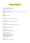 biology 103 final exam Questions And Answers
