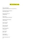 BIO 103 final exam Questions And Answers