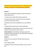 National Safety Council DDC Practice Test &vert; Defensive Driving &NewLine;Strategies&comma; Road Safety & Detailed Rationales 2026&sol;2027 