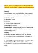 National Safety Council &lpar;NSC&rpar; NSAT Exam &vert; Complete Practice &NewLine;Questions&comma; Correct Answers & Detailed Rationales &lpar;2026&sol;2027&rpar; 