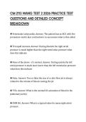 CM 2113 WANG TEST 2 2026 PRACTICE TEST &NewLine;QUESTIONS AND DETAILED CONCEPT &NewLine;BREAKDOWN 