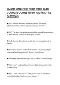 CM 2113 WANG TEST 2 2026 STUDY GUIDE&NewLine;COMPLETE COURSE REVIEW AND PRACTICE&NewLine;QUESTIONS&NewLine;