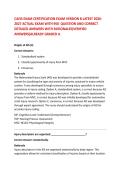 CAISS EXAM CERTIFICATION EXAM VERSION B LATEST 2026-&NewLine;2027 ACTUAL EXAM WITH 950 QUESTION AND CORRECT&NewLine;DETAILED ANSWERS WITH RATIONALES&lpar;VERIFIED&NewLine;ANSWERS&rpar;ALREADY GRADED A&period;