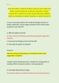 NUR 209 EXAM 1 &lpar;FORTIS&rpar; NEWEST 2026 ACTUAL EXAM TEST &NewLine;BANK&vert; NUR209 MEDICAL SURGICAL NURSING II EXAM 1 &NewLine;REVIEW WITH COMPLETE EXAM QUESTIONS AND CORRECT &NewLine;VERIFIED ANSWERS&sol; ALREADY GRADED A&plus; &lpar;MOST RECENT&excl;&excl;&rpar; 