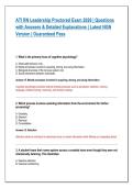 ATI RN Nutrition Proctored Exam 2026 &mdash; NGN Practice Questions&comma; Answers & Detailed Rationales