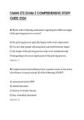 CMAN 272 EXAM 2 COMPREHENSIVE STUDY&NewLine;GUIDE 2026