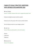 CMAN 272 EXAM 2 PRACTICE QUESTIONS&NewLine;WITH DETAILED EXPLANATIONS 2026