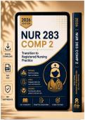 NUR 283 COMP 2 &lpar;PDF&rpar; &vert; 2026 RN Transition Exam &vert; Nursing Qs