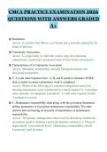 CMCA PRACTICE EXAMINATION 2026&NewLine;QUESTIONS WITH ANSWERS GRADED&NewLine;A&plus;