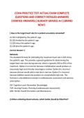 CCMA PRACTICE TEST ACTUAL EXAM COMPLETE 400  QUESTIONS AND CORRECT DETAILED ANSWERS &lpar;VERIFIED ANSWERS&rpar; &vert;ALREADY GRADED A&plus;&vert;&vert;BRAND NEW&excl;&excl;&period; 