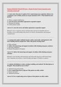 &NewLine;NCLEX-RN Exam &ndash; Master Review Practice Questions plus &NewLine;rationales instant pdf 
