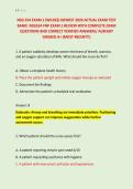 NSG 554 EXAM 1 &lpar;WILKES&rpar; NEWEST 2026 ACTUAL EXAM TEST &NewLine;BANK&vert; NSG554 FNP EXAM 1 REVIEW WITH COMPLETE EXAM &NewLine;QUESTIONS AND CORRECT VERIFIED ANSWERS&sol; ALREADY &NewLine;GRADED A&plus; &lpar;MOST RECENT&excl;&excl;&rpar;