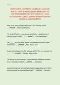 CERTIFIED RISK ADJUSTMENT CODER &lpar;CRC&rpar; EXAM AND &NewLine;PRACTICE EXAM NEWEST 2026 TEST BANK&vert; AAPC CRC &NewLine;CERTIFICATION EXAM PREP WITH COMPLETE &rsqb; EXAM &NewLine;QUESTIONS AND CORRECT VERIFIED ANSWERS&sol; ALREADY &NewLine;GRADED A&plus; &lpar;MOST RECENT&excl;&excl;&rpar;