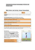 Understanding Human Homeostasis&colon; A Gizmo Lab Activity Guide&NewLine;&NewLine;