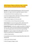 OACIQ Dirigeant d&rsquo;Agence Certification Exam &vert; Complete &NewLine;Practice Questions & Detailed Rationales 2026&sol;2027 