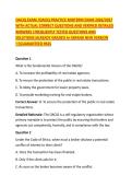 OACIQ EXAM &sol;OACIQ PRACTICE MIDTERM EXAM 2026&sol;2027 &NewLine;WITH ACTUAL CORRECT QUESTIONS AND VERIFIED DETAILED &NewLine;ANSWERS &vert;FREQUENTLY TESTED QUESTIONS AND &NewLine;SOLUTIONS&vert;ALREADY GRADED A&plus;&vert;BRAND NEW VERSION &NewLine;&excl;&excl;&vert;GUARANTEED PASS 