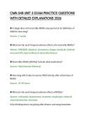 CMN 548 UNIT 5 EXAM PRACTICE QUESTIONS&NewLine;WITH DETAILED EXPLANATIONS 2026