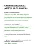 CMN 552 EXAM PREP PRACTICE&NewLine;QUESTIONS AND SOLUTIONS 2026