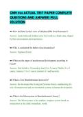 CMN 554 ACTUAL TEST PAPER COMPLETE&NewLine;QUESTIONS AND ANSWERS FULL&NewLine;SOLUTION