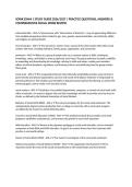 SOWK EXAM 1 STUDY GUIDE 2026&sol;2027 &vert; PRACTICE QUESTIONS&comma; ANSWERS & COMPREHENSIVE SOCIAL WORK REVIEW